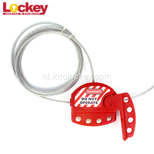 Tagout Kabel Lockout Kabel Retractable Murah